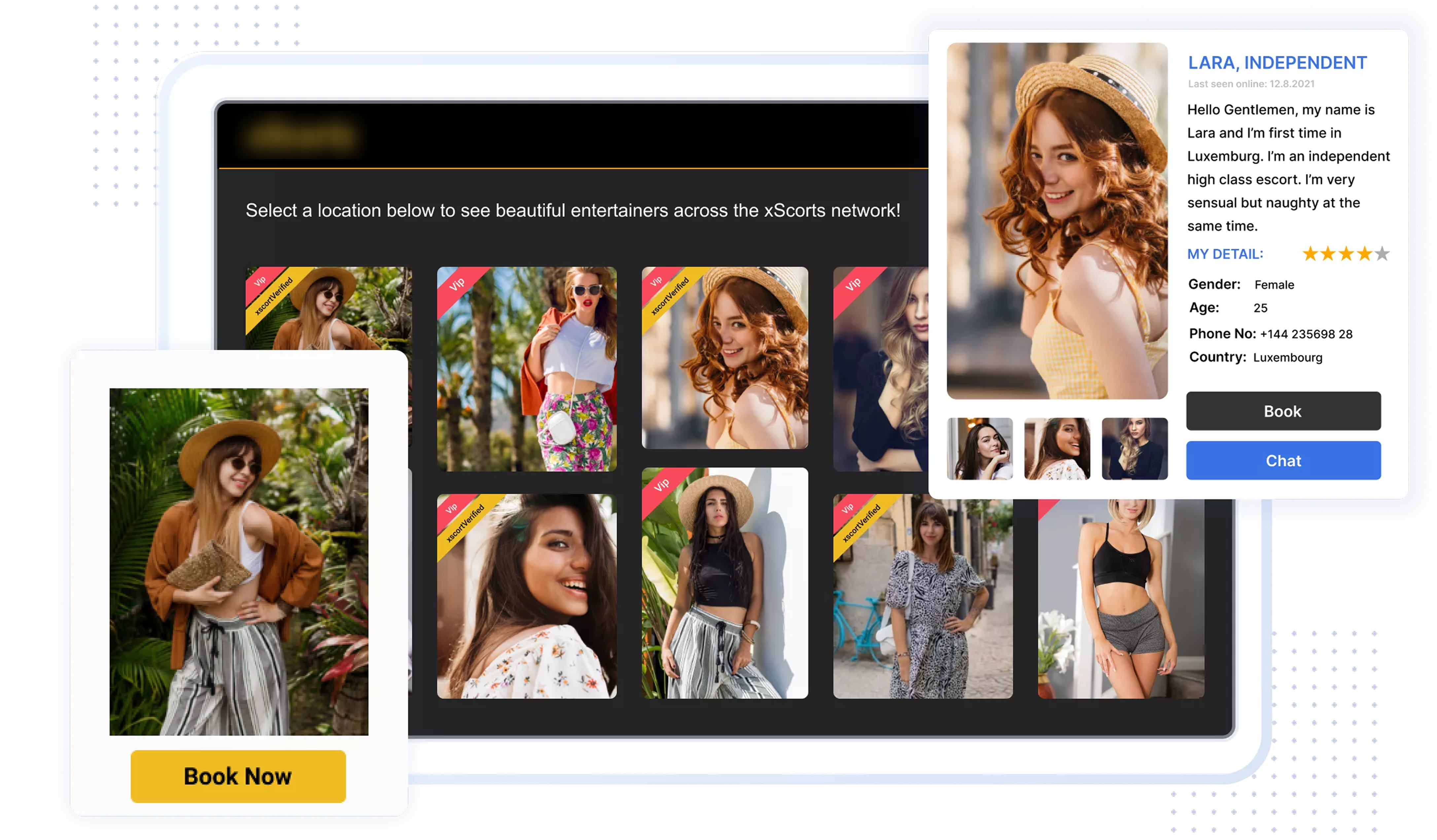 Escort Website Design