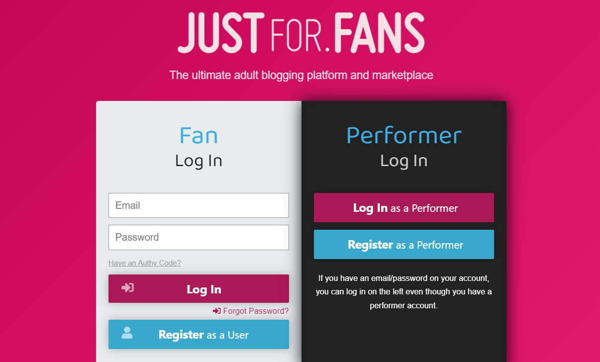 JustForFans - Best OnlyFans alternative Platform for LGBTQ Creators