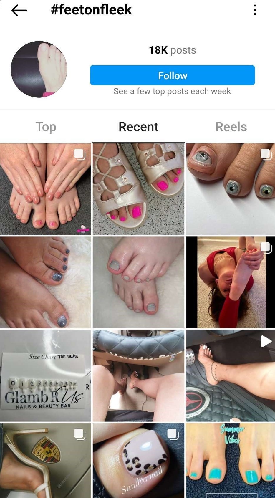 sell feet pics on instagram