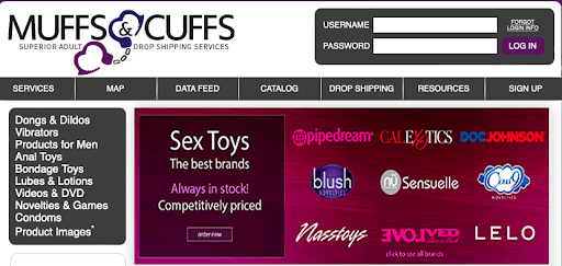Muffsandcuffs Sex Toys Dropshipper