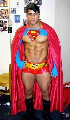 Superhero Male stripper costume Picture