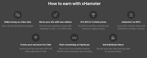 How to earn with xHamster