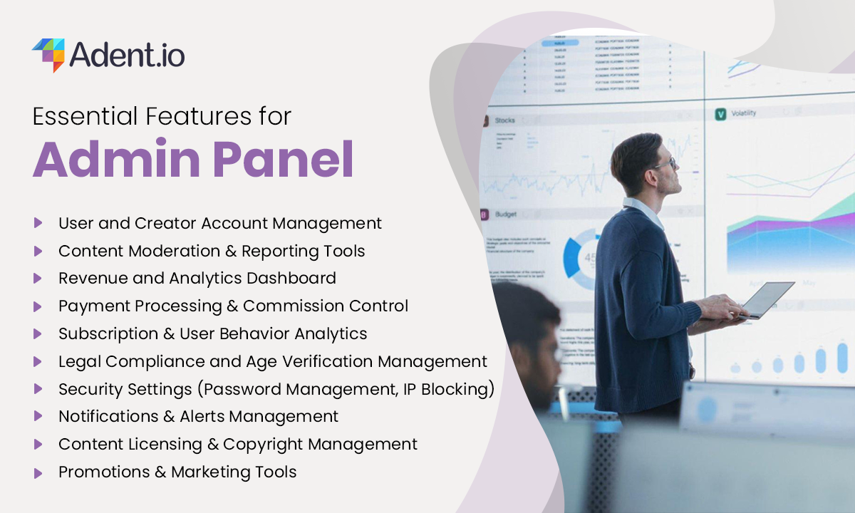 Essential Features for Admin Panel