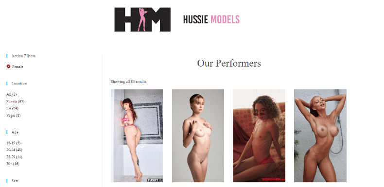 Hussie Models- Porn Talent Agency