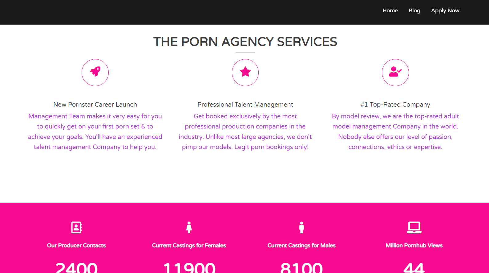 Porn Agency Service