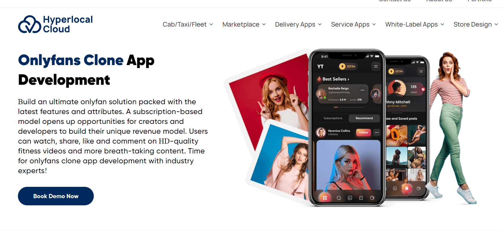 Hyperlocal cloud -OnlyFans Clone App Development