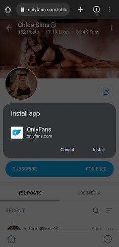 Step 3 to Get OnlyFans App On My Phone 
