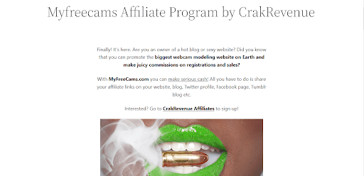 MyFreeCams webcam affiliate