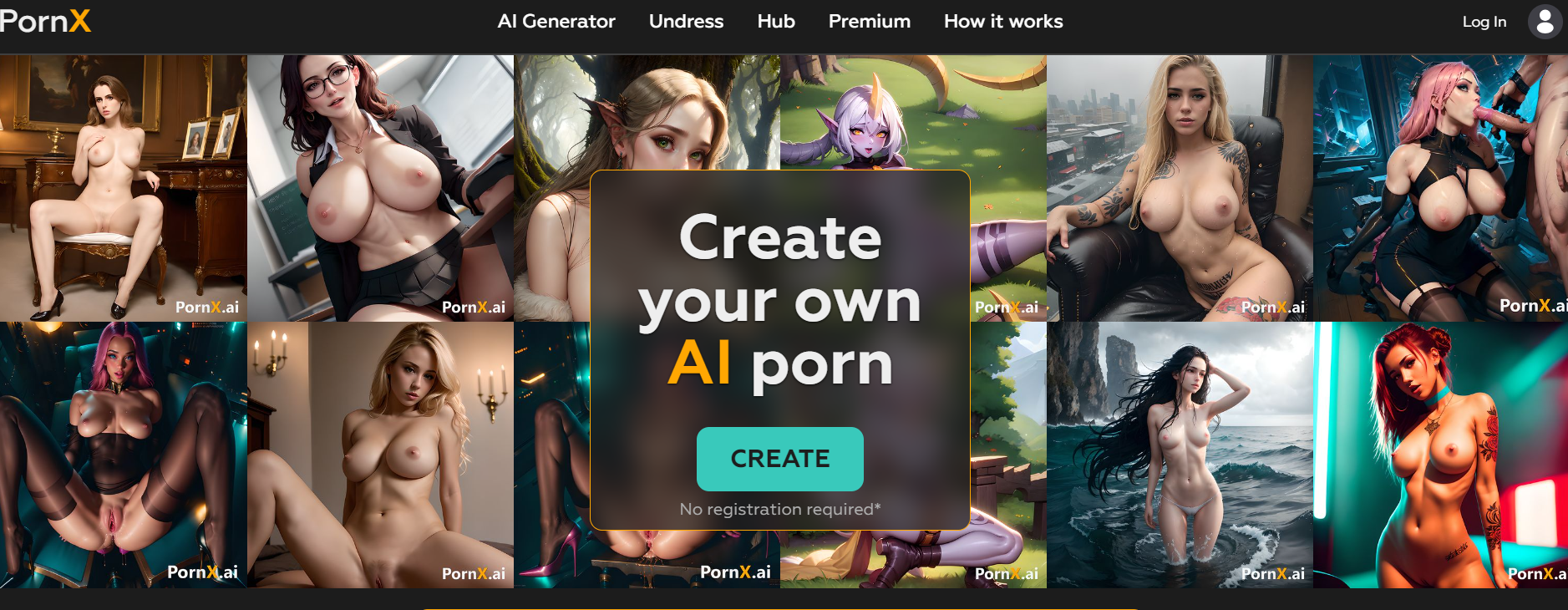 Générateur de porno PornX AI