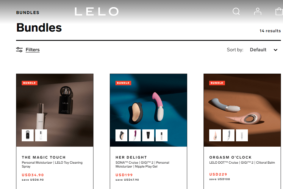 Bundled Offer to Upsell Products on Lelo