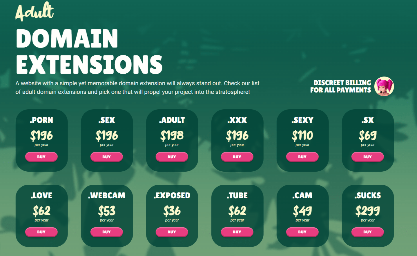 Multiple Domain Extension Plans by Vicetemple