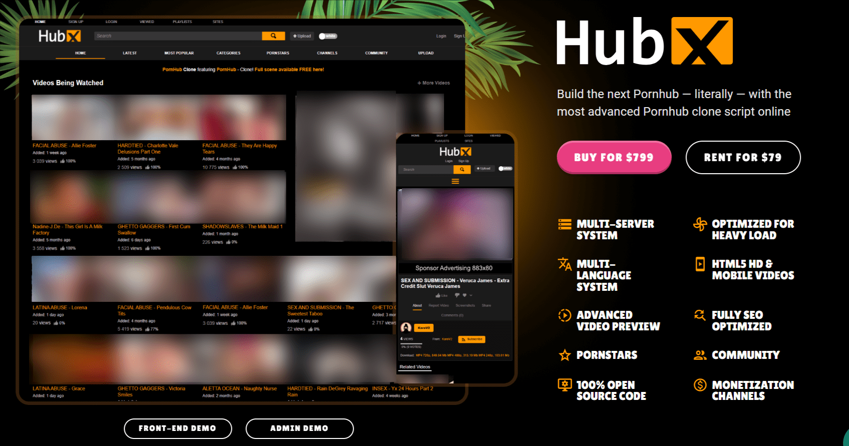 Vicetemple's HubX Webscript Pricing & Features