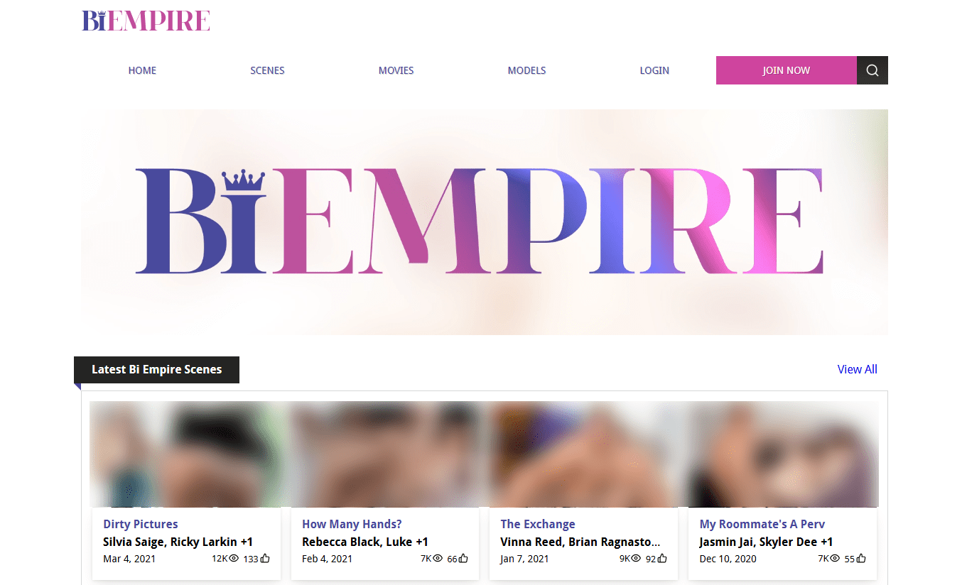 BiEmpire Porn Membership Website With Bisexual Adult Content