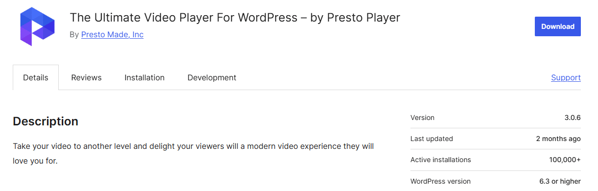 Presto Player WP Plugin to Play Videos on Adult Websites Built Using WordPress