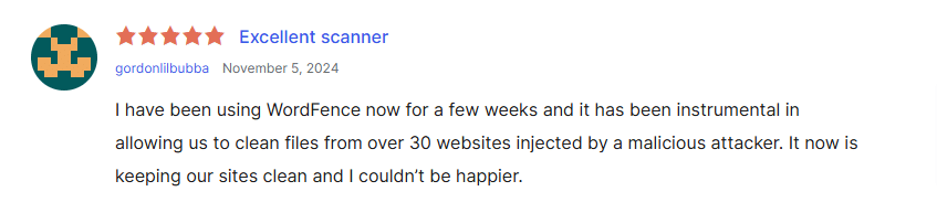 Wordfence User Review