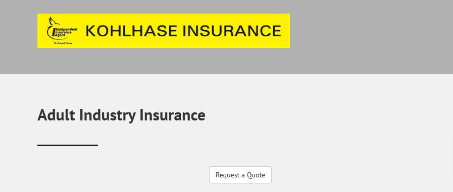 Kohlhase Insurance, Offering Insurance to Various Sectors of Adult Entertainment