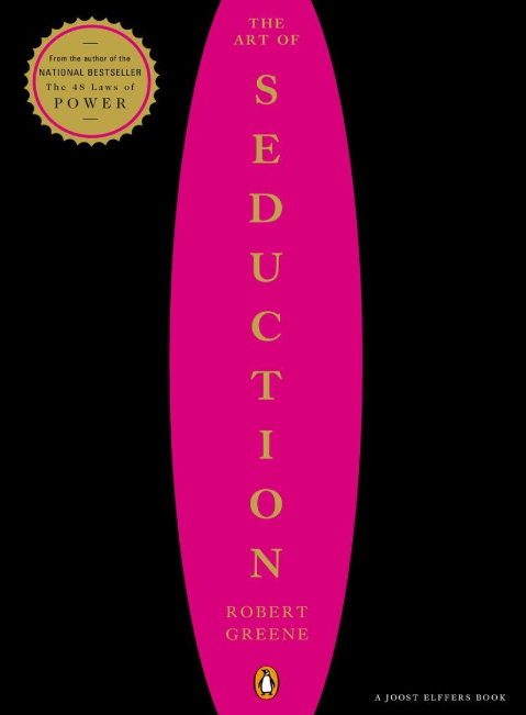 Book cover of The Art of Seduction by Robert Greene, a guide to seductive power and phone sex influence.