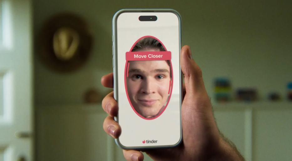 Face check application by Tinder where you can use it to promote OnlyFans.