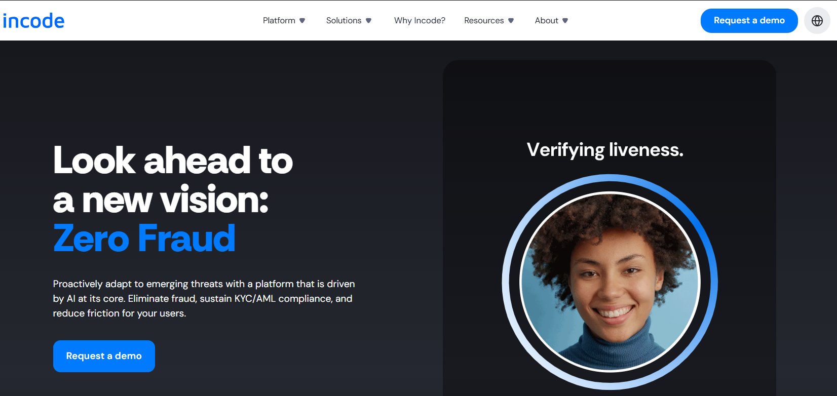 incode zero fraud solution for age verification