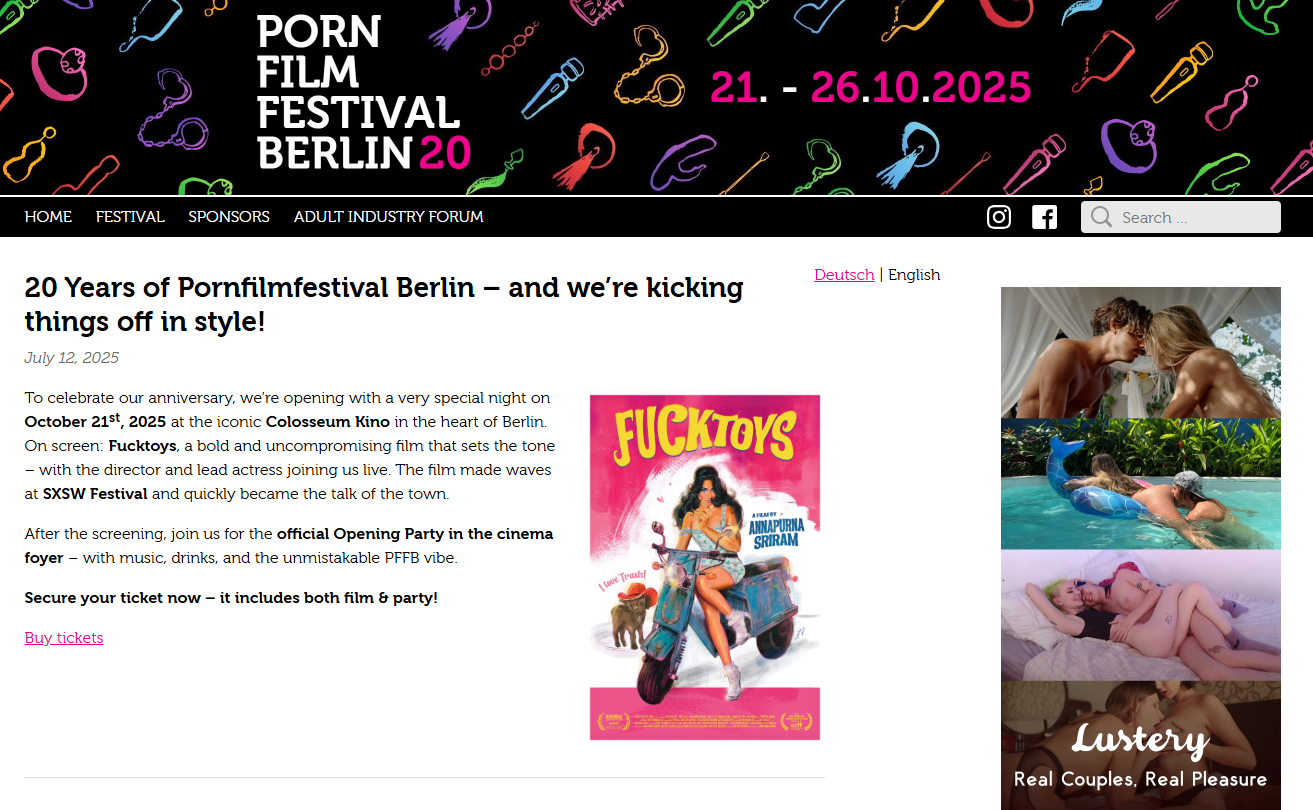Porn Film Festival Berlin, a progressive porn convention celebrating queer, feminist