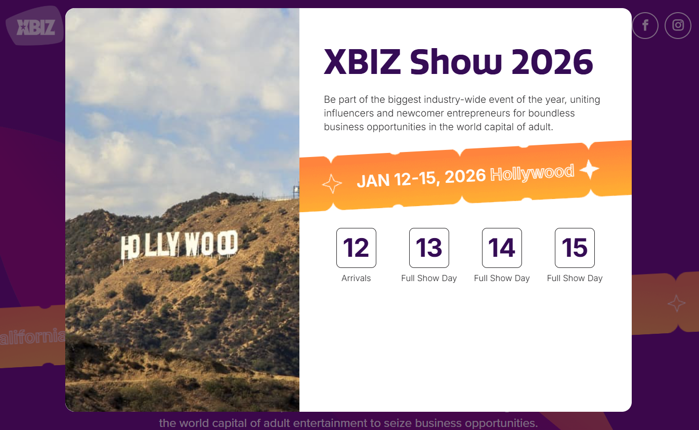 XBIZ, a leading B2B porn convention for the adult industry.