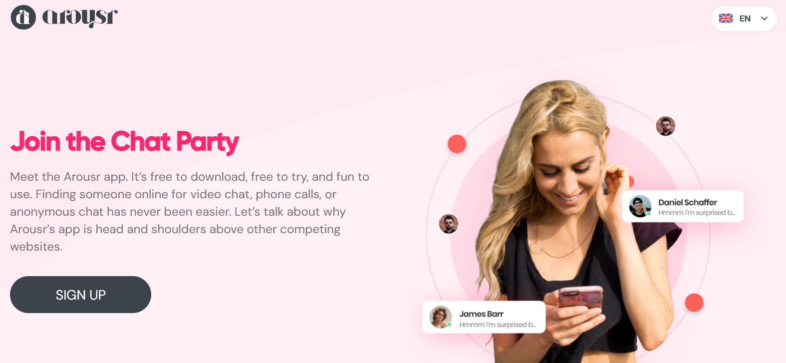 Arousr considered as one of the top alternative for sextpanther