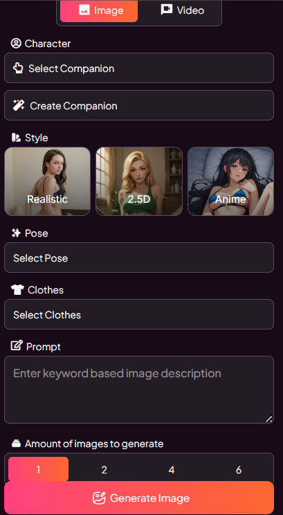 Dream Companion, Best Ai Porn Image Generation 