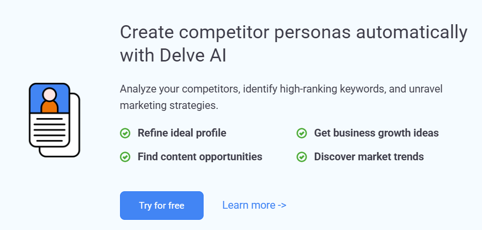 Delve AI – Tool for analyzing competitors to optimize product positioning for your sex toy business