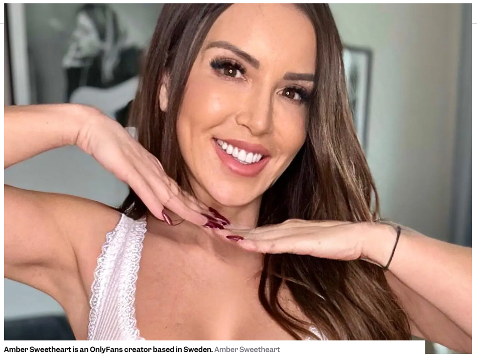 Amber Sweetheart, known as the Queen of Sexting, earned $2.6 million on OnlyFans.