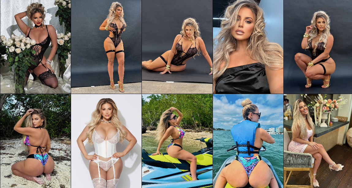 Ashley Alexis showing the perfect boob pose for reference