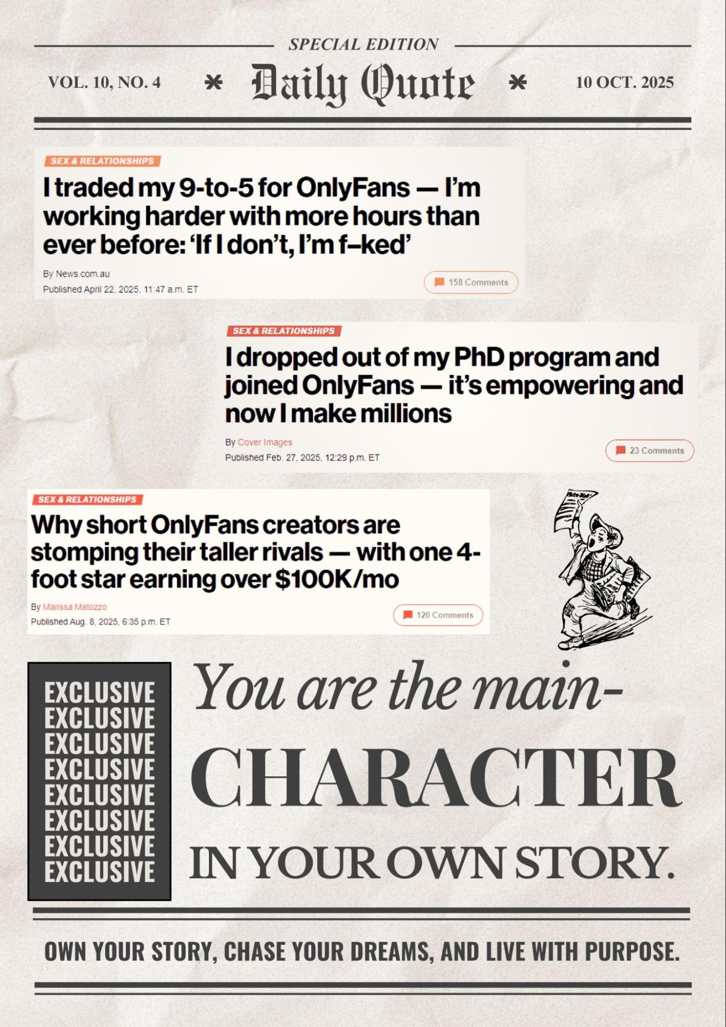 Daily Inspirational Quotes for OnlyFans Creators: Achieve Success and Enjoy Your Freedom