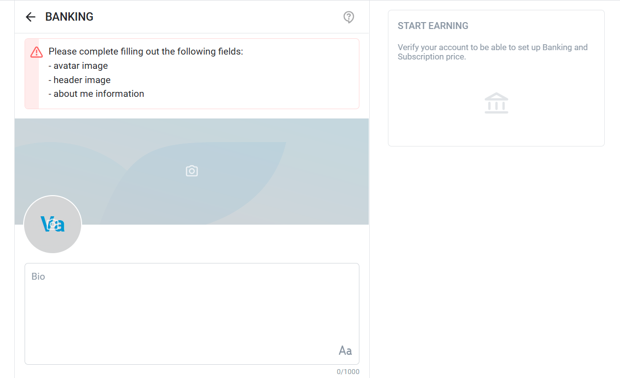 OnlyFans dashboard setup steps to become OnlyFans model