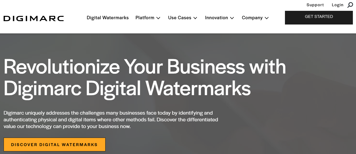 Digimarc watermarking tool to protect content ownership