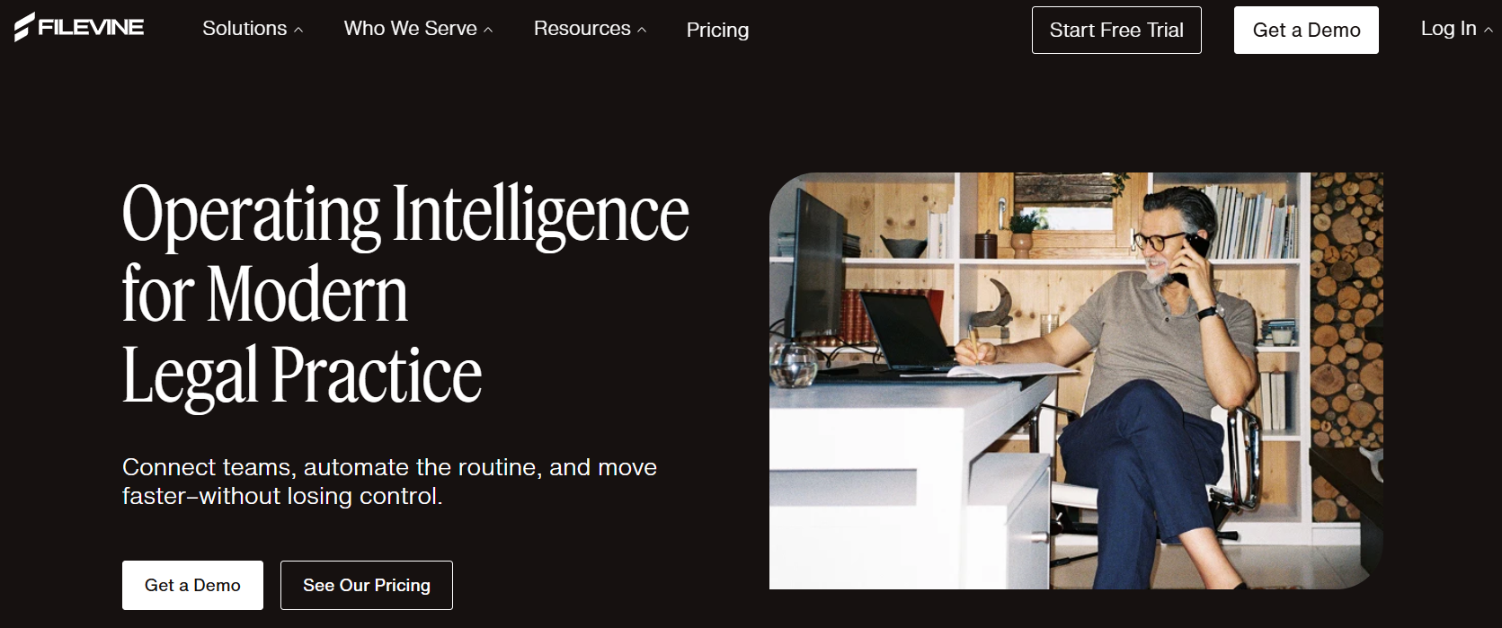 Filevine is an AI-powered legal practice management platform designed to streamline workflows and improve efficiency of webcam Business