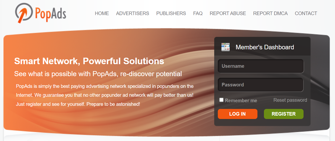 PopAds Adult Ad Network