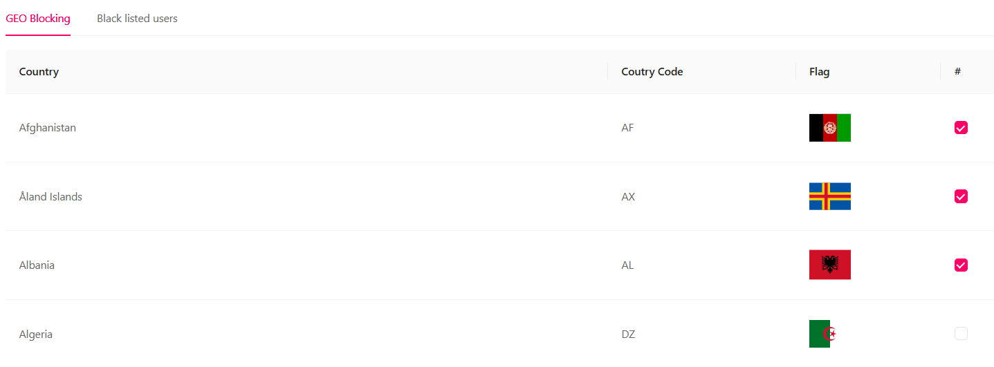 Geo-Blocking Options in xCams by Adent.io
