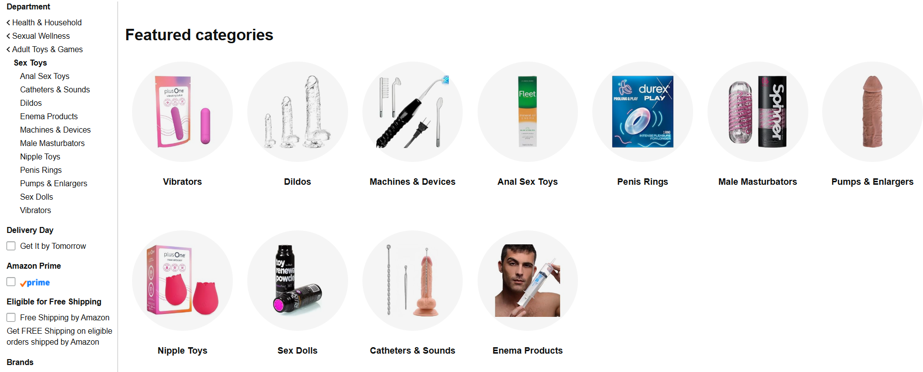 Amazon’s Adult Toy Category Marketplace Overview