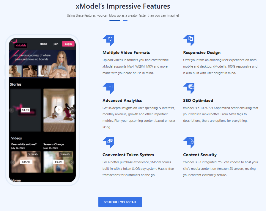 Exclusive Features of xModel by Adent.io 
