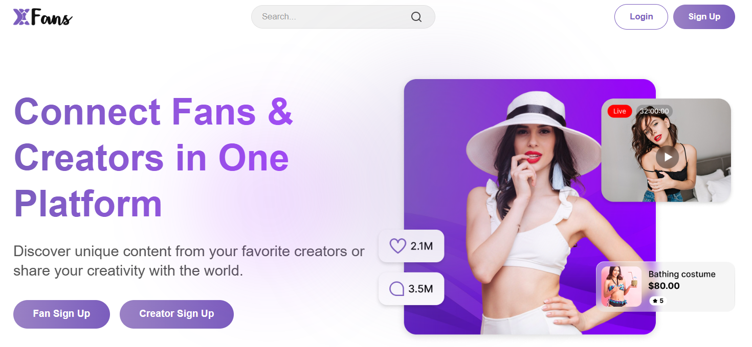 xFans by Adent.io - Leading LoyalFans Clone Software