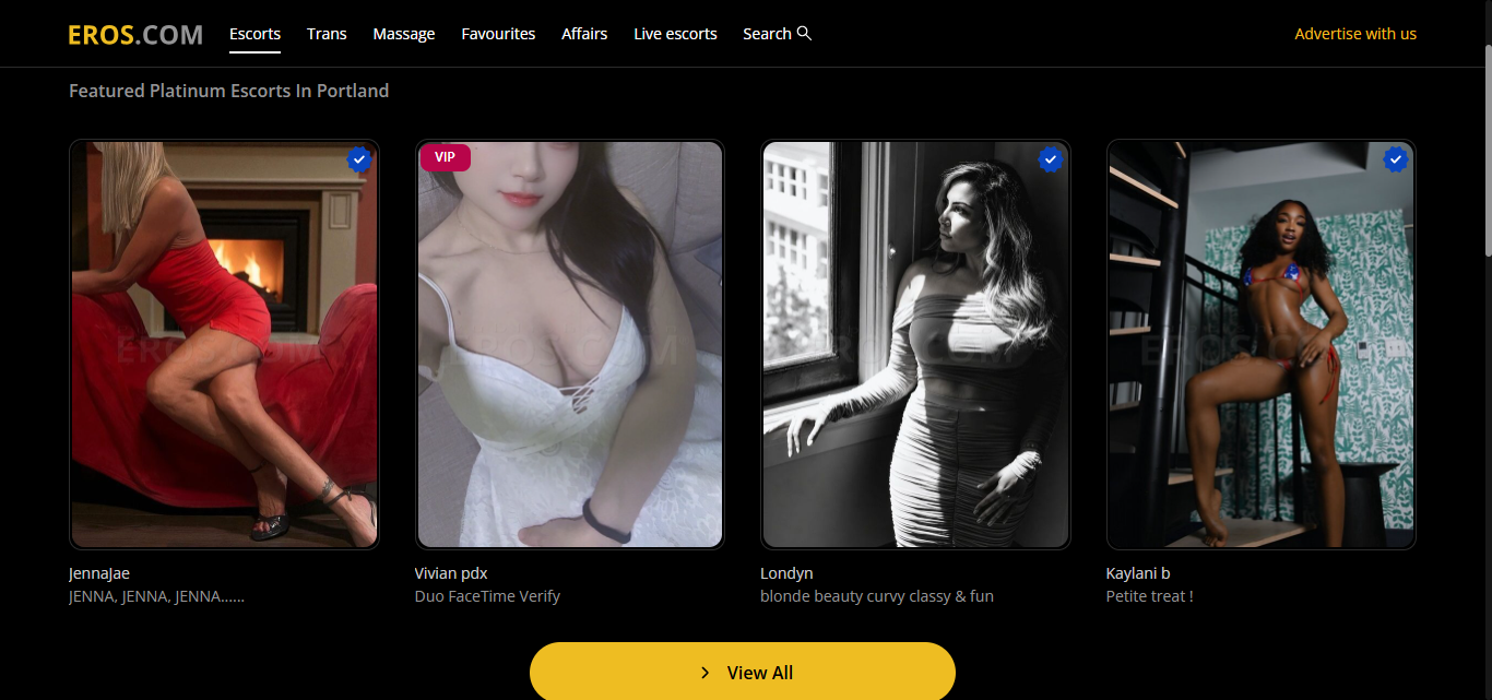 Escorts Under Platinum Plans Listed Before Anyone on One of the Escort Directory Website